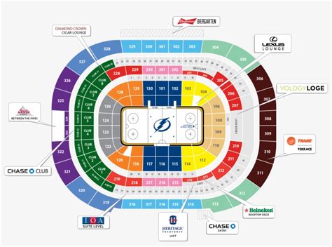 tampa bay lightning stadium seating chart